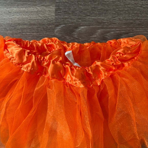 Orange Kids Tutu S/M Cute Puffy Tulle Skirt for Ballet, Party, Dress Up NEW - Picture 6 of 7